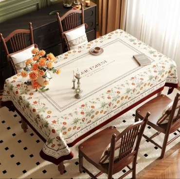 Скатерть DANL 140x90 см, ПВХ, полиэстер, 1 шт