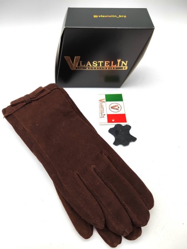 Перчатки Vlastelin размер 8 коричневый
