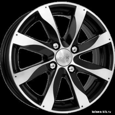 WorldWheels K&K Джемини 5.5x14/4x100 D56.6 ET49 4 диска графит, серый, черный