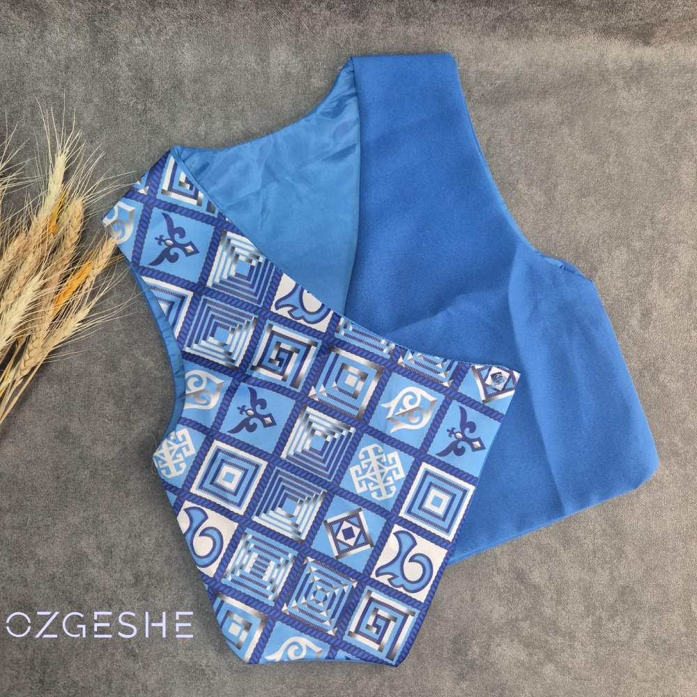 Национальный костюм OZGESHE голубой
