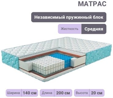 Матрас Элит Престиж-4, 140x200x20 см