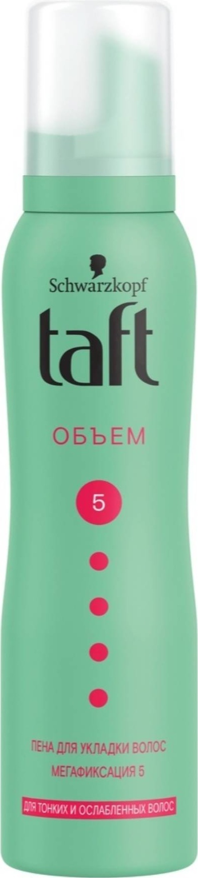 TAFT Объем 5 мусс сильная фиксация 150 мл