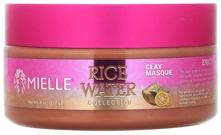 Маска для лица MIELLE глиняная Rice Water Collection, глиняная маска, 227 г 227 мл