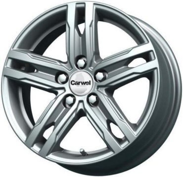 WorldWheels Carwel Волга 178 6x15/5x114.3 D67.1 ET39 4 диска графит, серый, черный