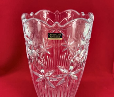 CRYSTAL BOHEMIA ваза 30 см PERSEUS-NOVA 89002/0/99004/300, стекло