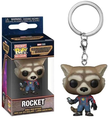 Брелок Funko Guardians of the Galaxy: Rocket Raccoon. 4 металл, винил 1 шт
