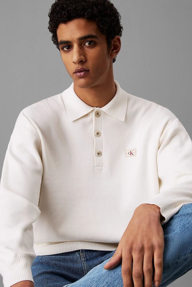 Поло Calvin Klein Jeans белый