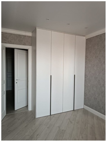 Распашной шкаф Aiba Mebel Tamiris 33521111, 180x260х55 см, белый
