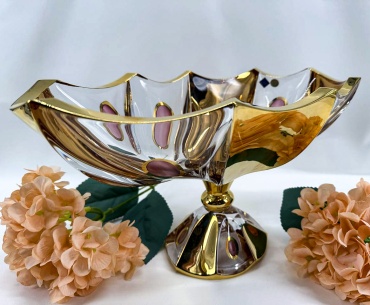 Салатник Jihlava Bohemia 39х39 см, хрусталь, 1 шт