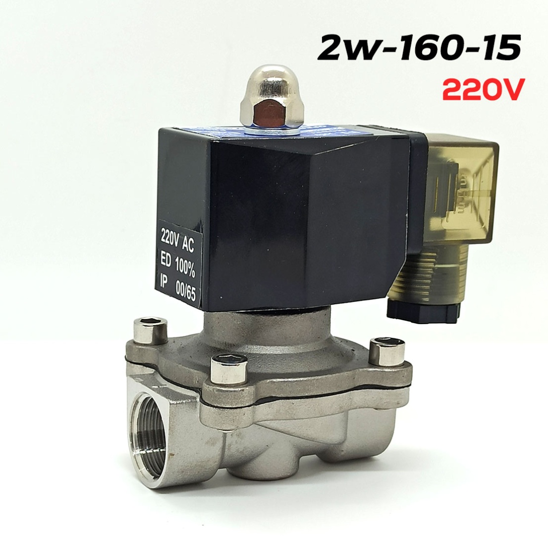 Клапан электромагнитный APAC 2w-160-15 220v закрытый 10 бар
