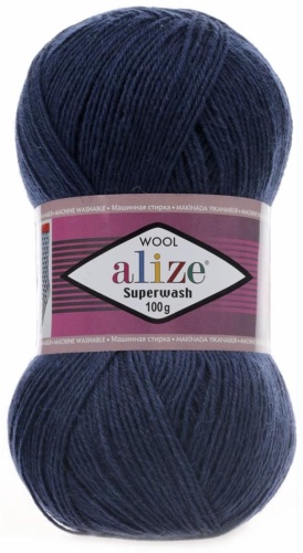 Моток Alize Superwash Comfort Socks 58 темно-синий 420 м 100 г