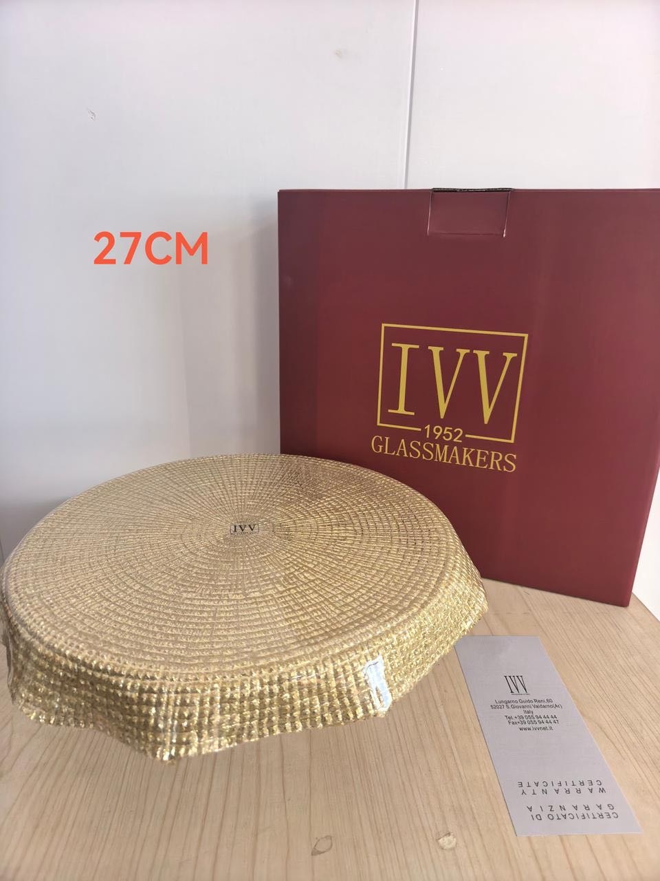 IVV тортница IVV-12G круглая 1 шт