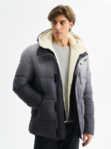 Пуховик Urban fashion for men черный