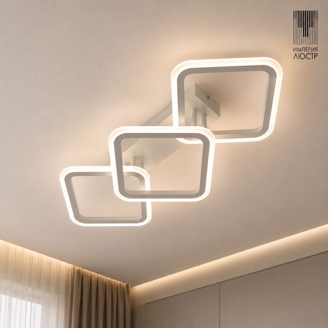 Люстра потолочная ИМПЕРИЯ ЛЮСТР LED, кол-во ламп: 3 шт
