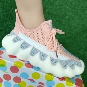 Кроссовки Bunny Hopp ЗАЙЧОНОК розовый, серый