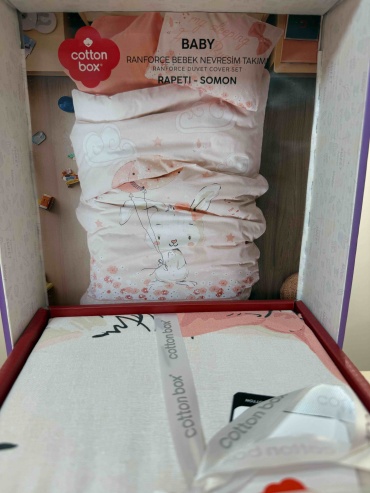 Комплект белья Cotton box 2578, хлопок, розовый