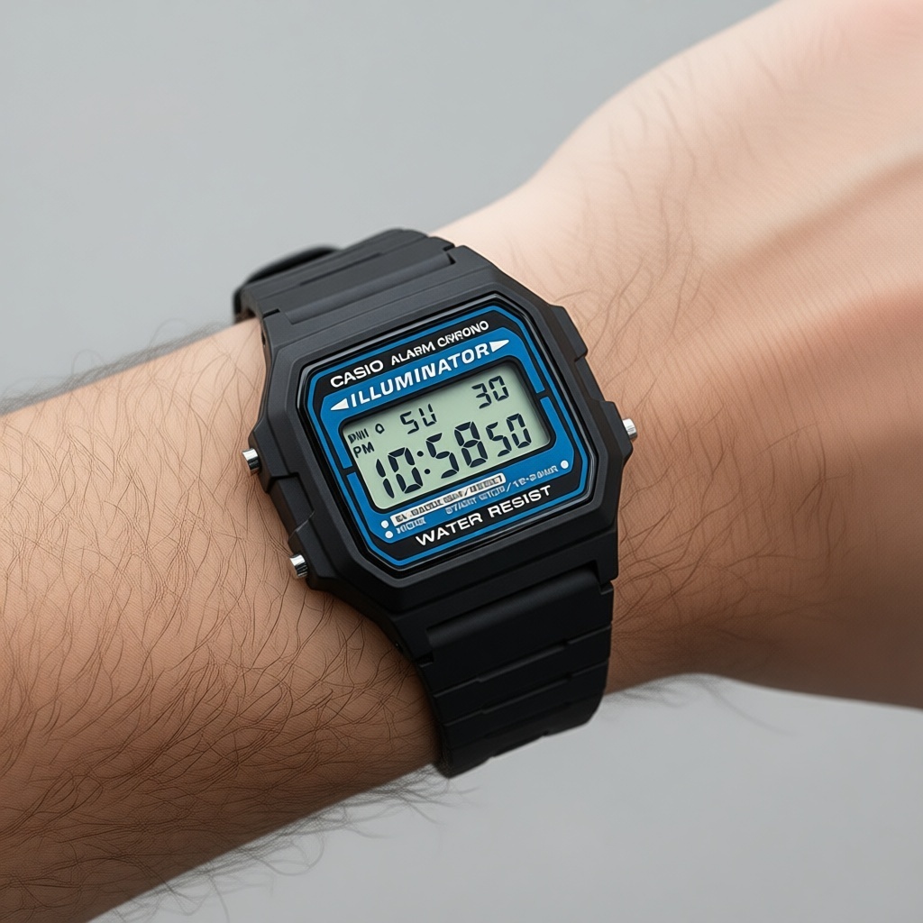 Кварцевые CASIO F-105W-1AWYEF полимер