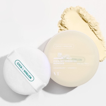 Пудра VT Cosmetics Cica No Sebum Powder SPF20+ Рассыпчатая Матирующая Пудра с Экстрактом Облепихи Прозрачная 5г рассыпчатая Прозрачная прозрачный