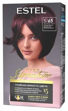 ESTEL PROFESSIONAL Color Signature 5/65 спелая вишня крем-краска 145 мл