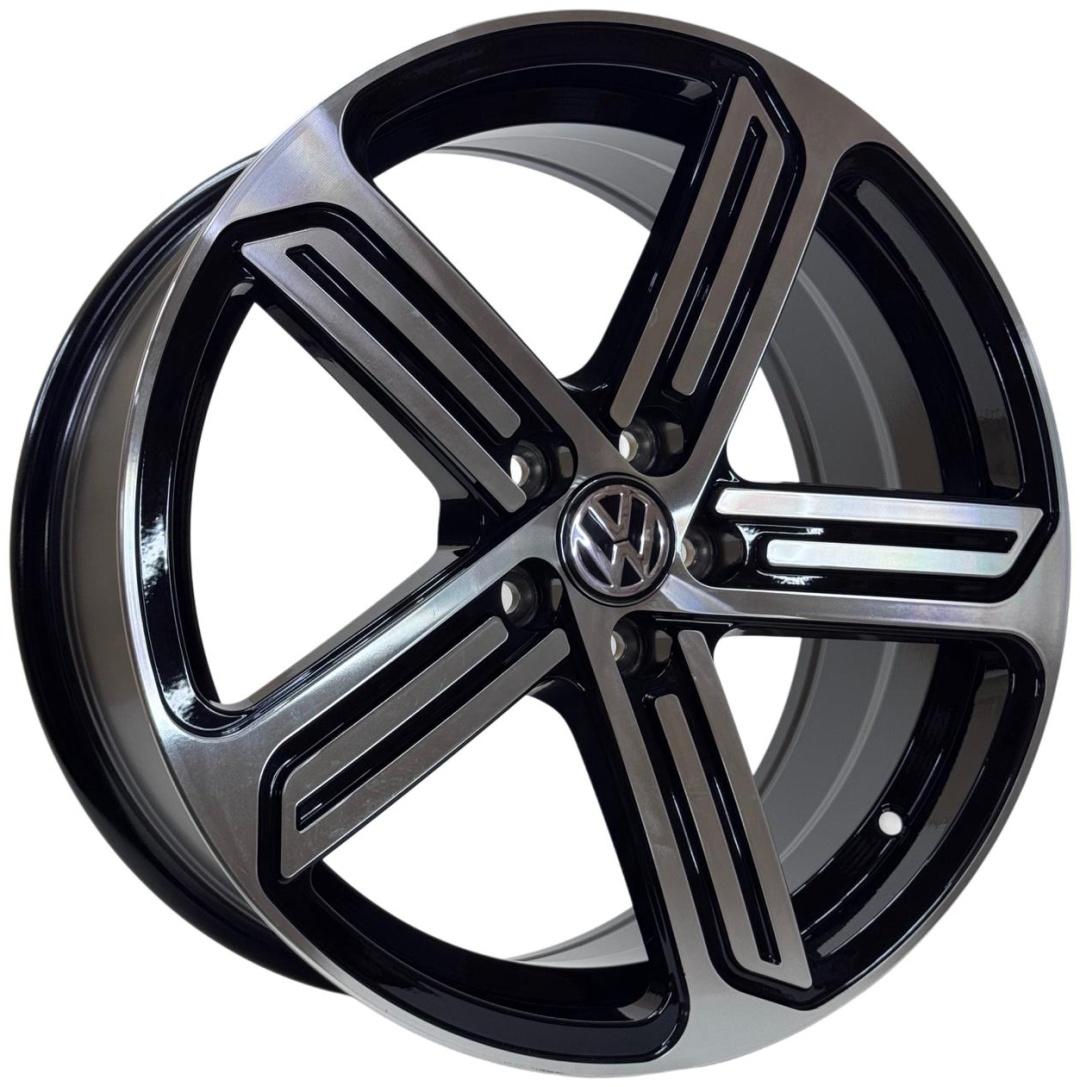 Wheels 701DD 7.5x17/5x100 D57.1 ET42 4 диска черный, хром