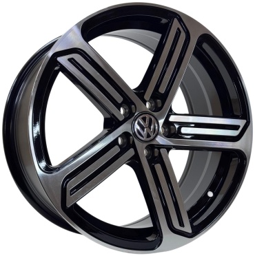 Wheels 701DD 7.5x17/5x100 D57.1 ET42 4 диска черный, хром