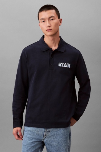 Поло Calvin Klein Jeans синий