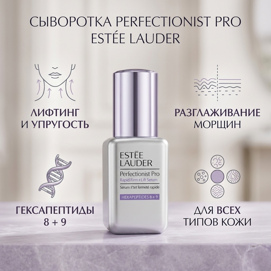 Estee Lauder сыворотка Perfectionist Pro Rapid Firm + Lift Serum для лица 75 мл