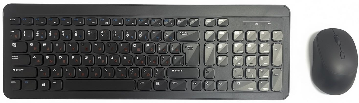 Клавиатура QBYTE KMW-01KZ черный