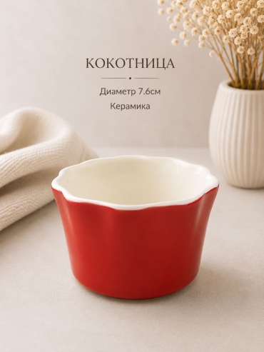 ОЛИМПИК кокотница 211897, керамика