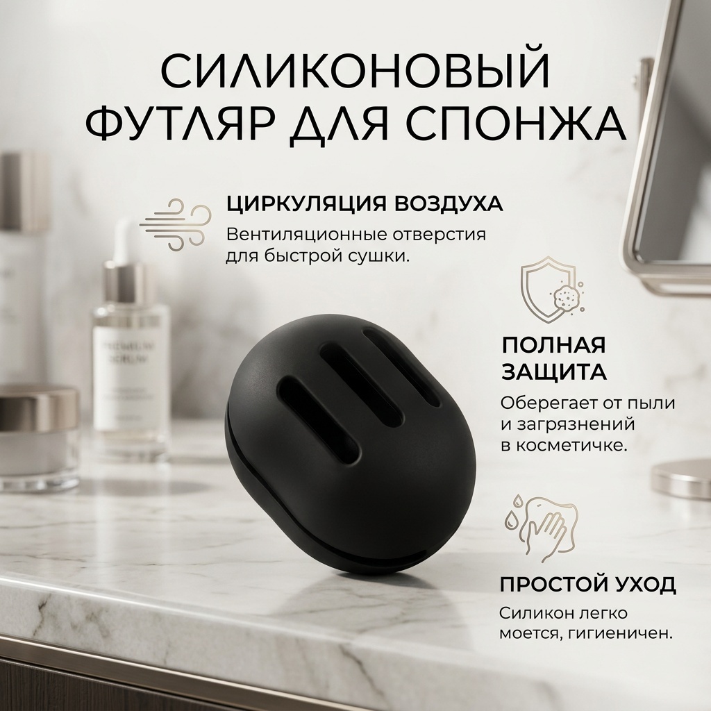 Футляр для спонжа силикон