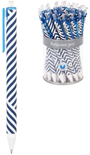 Ручка шариковая Greenwich Line Classy stripes 1 шт, 0.7 мм, цвет чернил синий