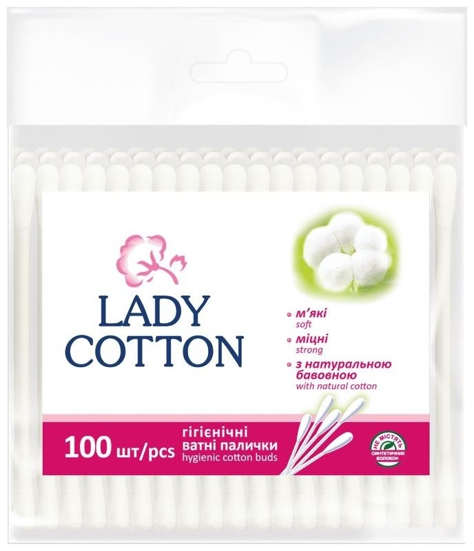 Lady Cotton ватные палочки N 100 шт