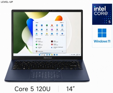 ASUS Vivobook X1404V 14" / 16 Гб / SSD 2000 Гб / Win 11 Pro / 90NB17U1-M00FH0