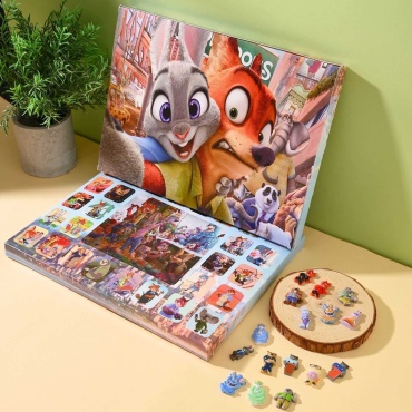 ЗВЕРОПОЛИС мини фигурки подарочный набор Адвент календарь ZOOTOPIA мультфильм 2 см 38 шт