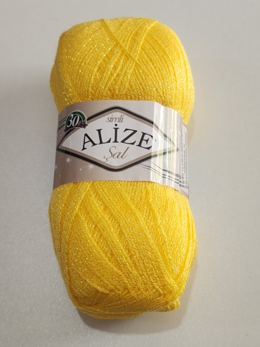 Моток Alize Sal Simli 216 Жёлтый 460 м 100 г