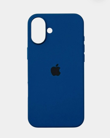 Чехол для Apple iPhone 16 Plus синий