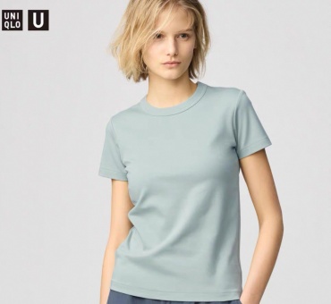 Футболка Uniqlo светло-зеленый