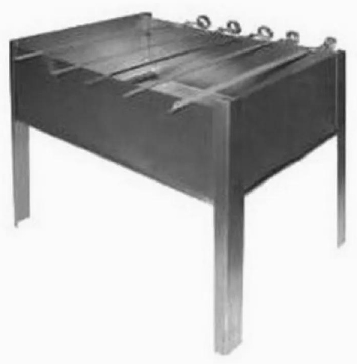 Мангал разборный 31x32x50 см, сталь