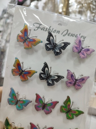 Брошь Fashion Jewellery нержавеющая сталь, эмаль