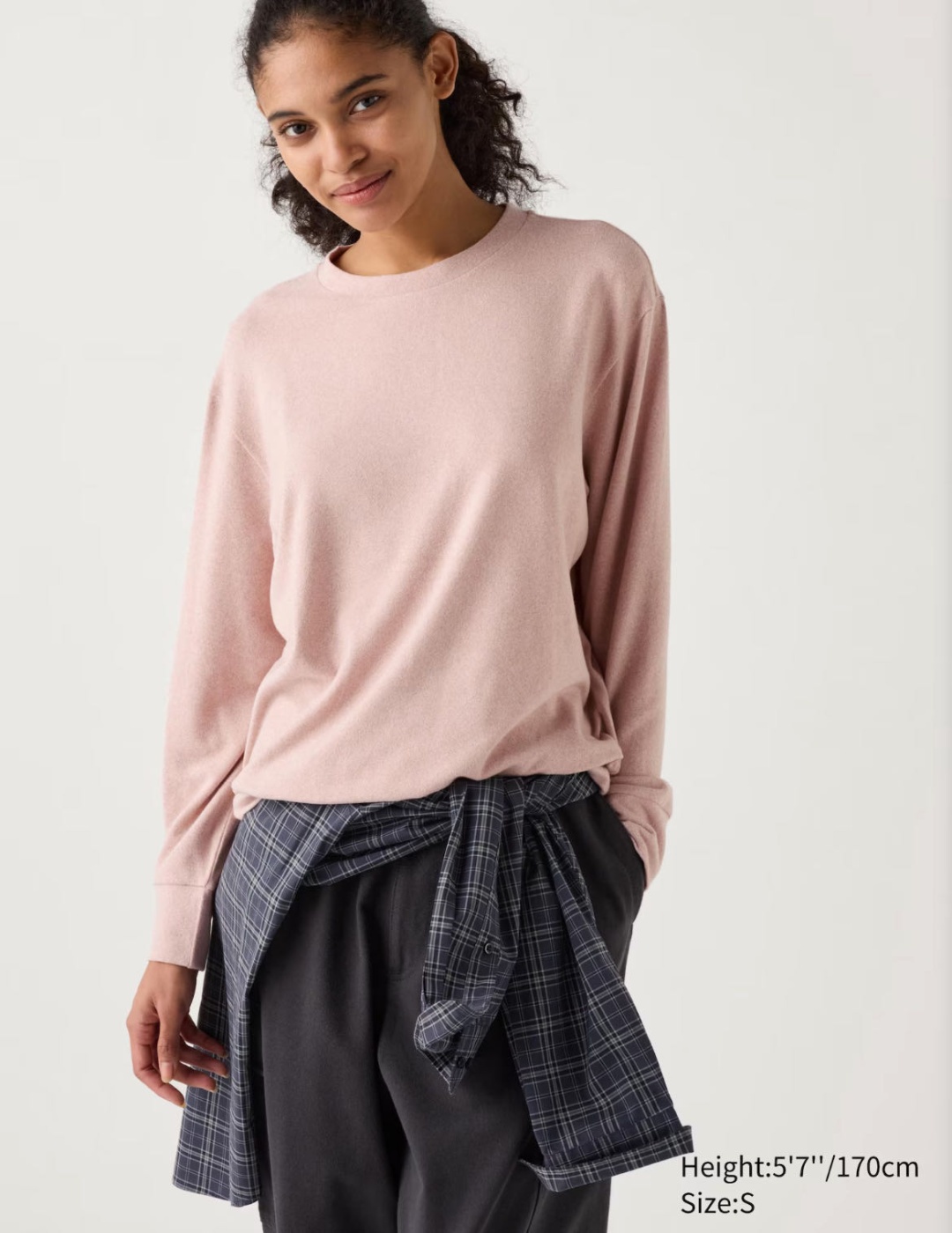 Кофта Uniqlo розовый