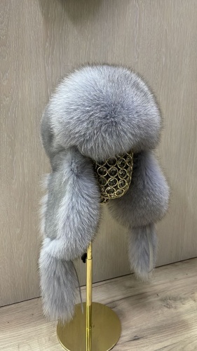 Ушанка SemiFur размер 56, 57, 58, 59, серый