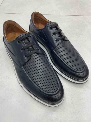 Мокасины NUR SHOES темно-синий