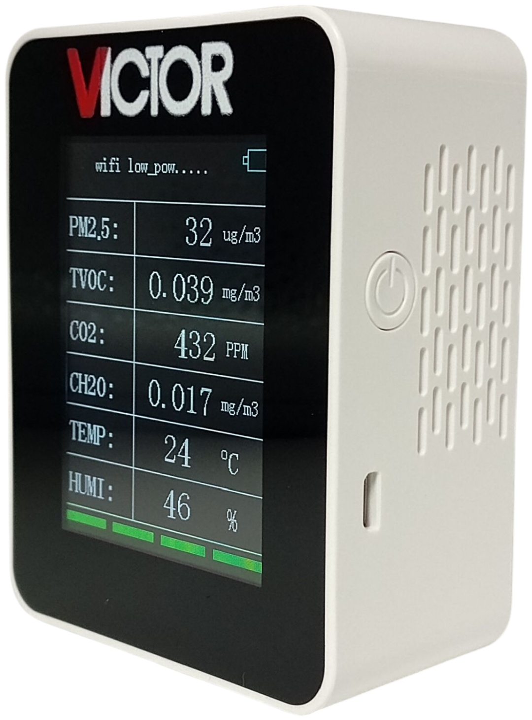 Многофункциональный датчик Victor PM 2.5 WI-FI, экосистема: Tuya Smart