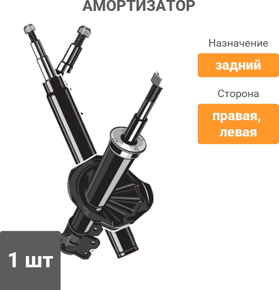 Амортизатор PATRON задний PSA341348 1 шт