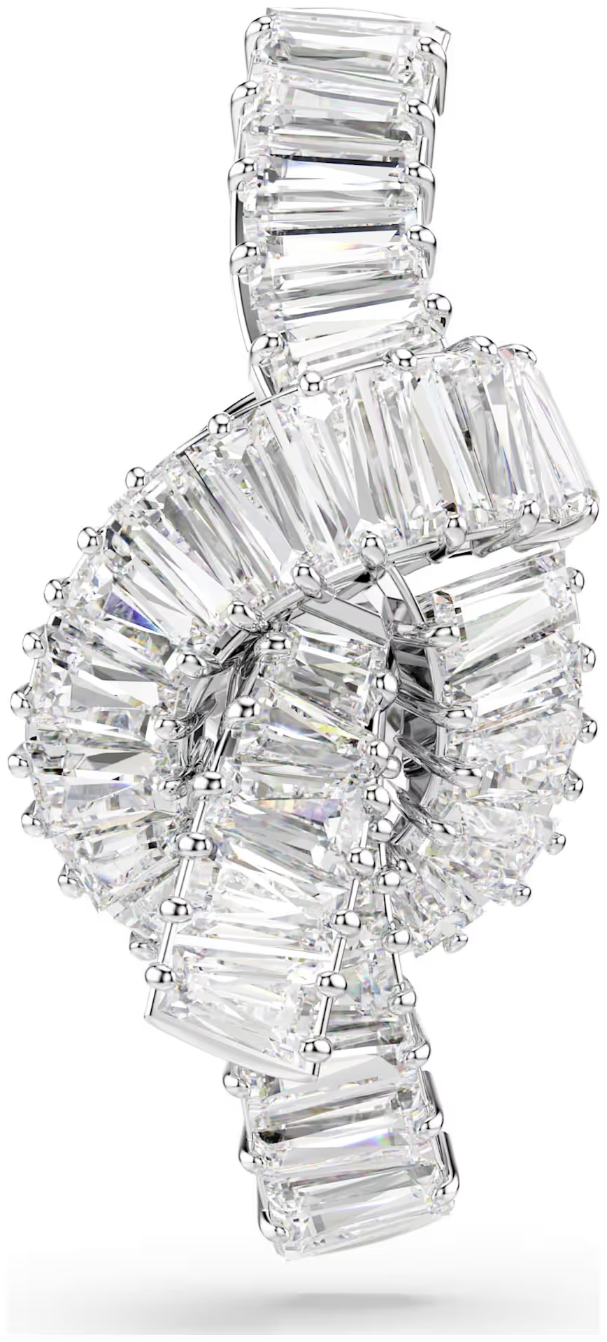 Брошь Swarovski бижутерный сплав, цирконий