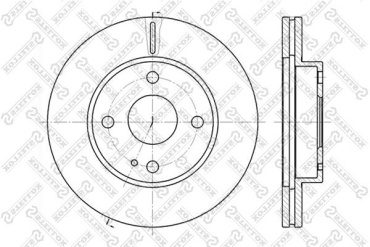 Диски Stellox передние 6020-3232V-SX