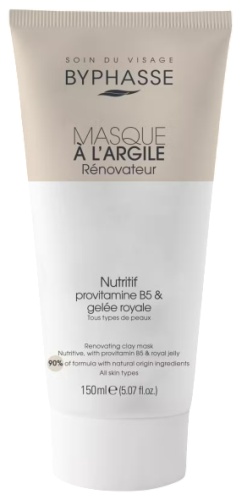 Маска для лица Byphasse глиняная RENOVATING CLAY MASK 150 мл
