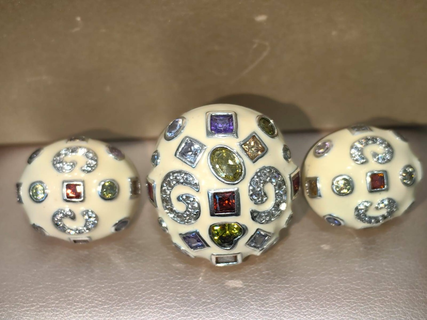 DARID JEWELLERY SerА48 вес 34 г серебро, аметист, гранат, циркон, эмаль, цитрин