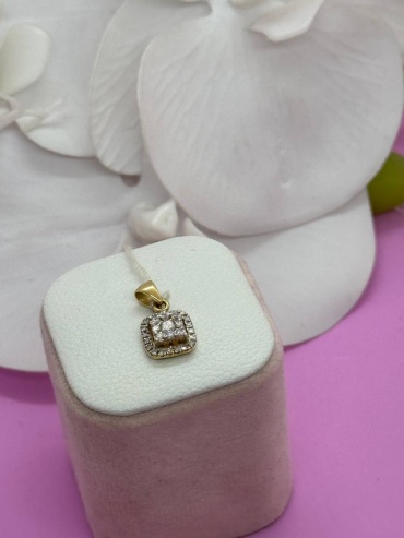 Подвеска SAR JEWELRY Aro_E1_053_9431 вес 2 г золото, бриллиант