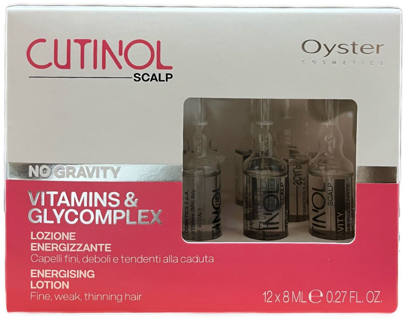 Oyster Cosmetics Cutinol scalp лосьон 12 шт по 8 мл